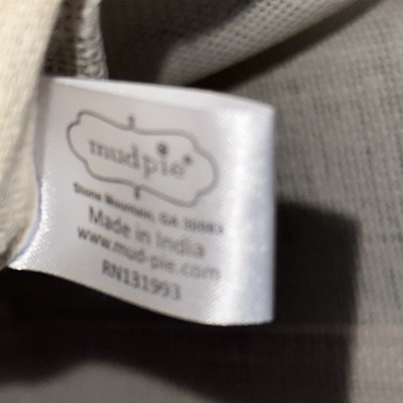 NWOT Mudpie Brand “BRIDE” Tote with Leather Straps - Picture 7 of 11